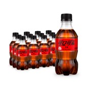 可口可乐 Coca'Cola 零度可乐 300ml/瓶  12瓶/箱